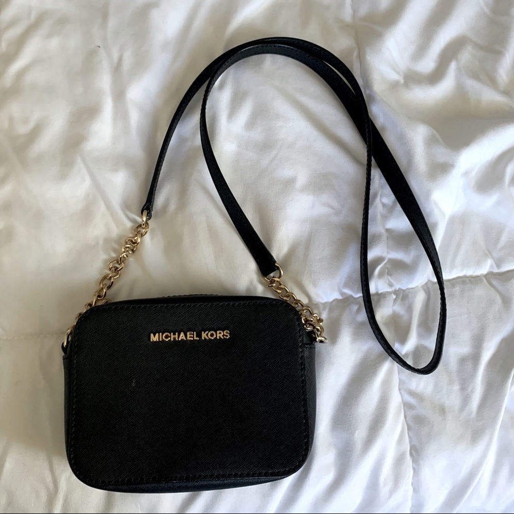 Michael Kors Crossgrain Leather Crossbody Bag